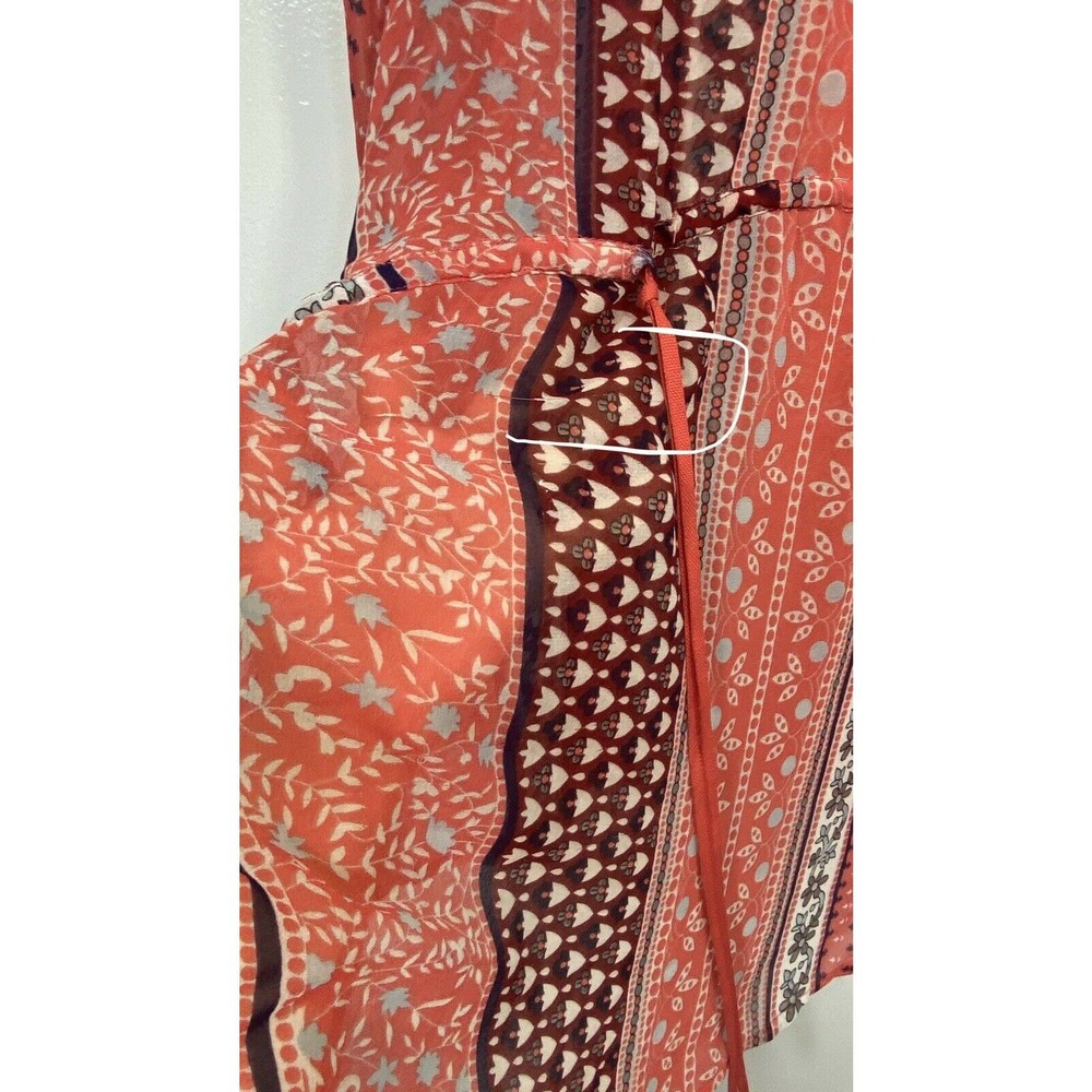 Free People Moonlight Miles Coral Floral Top Tunic - Picture 5 of 12